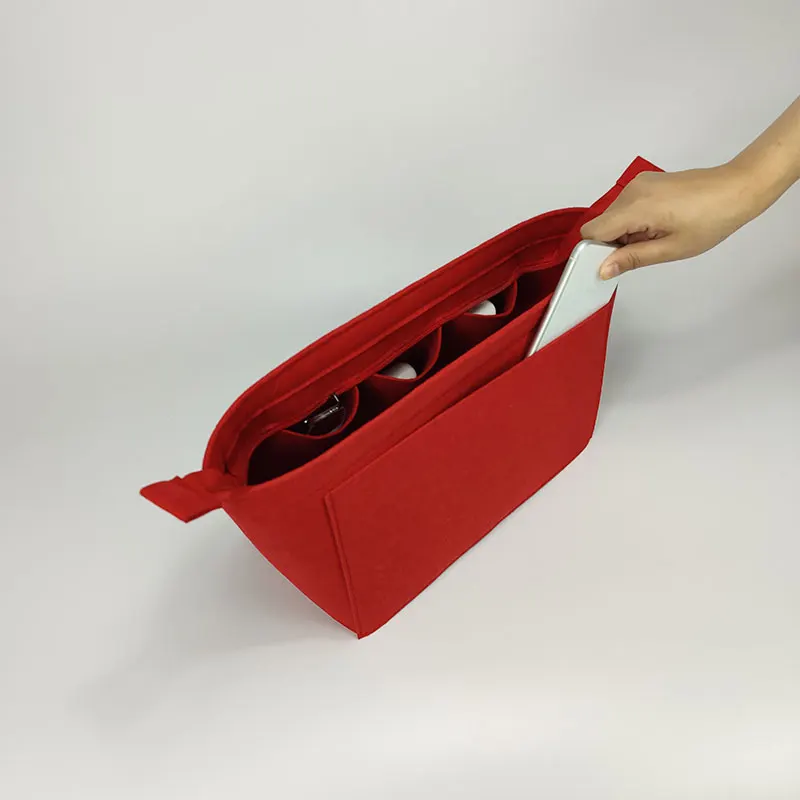 Inner Bag , For Goyard Anjou Mini Bag Organizer Insert Purse Inner Zipper Compartment In lining Bag Multi Pocket Organiser
