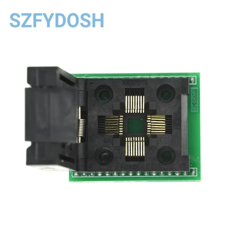  TQFP32 QFP32 TO DIP32 IC Programmer Adapter Chip Test Socket Burning Seat Integrated Circuits