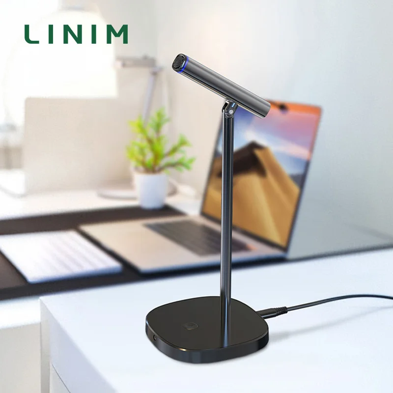 LINIM CM10 Condenser Desktop USB Microphone for PC Window Mac Laptop YouTube Recording Podcast Studio Blogger Streaming Meeting