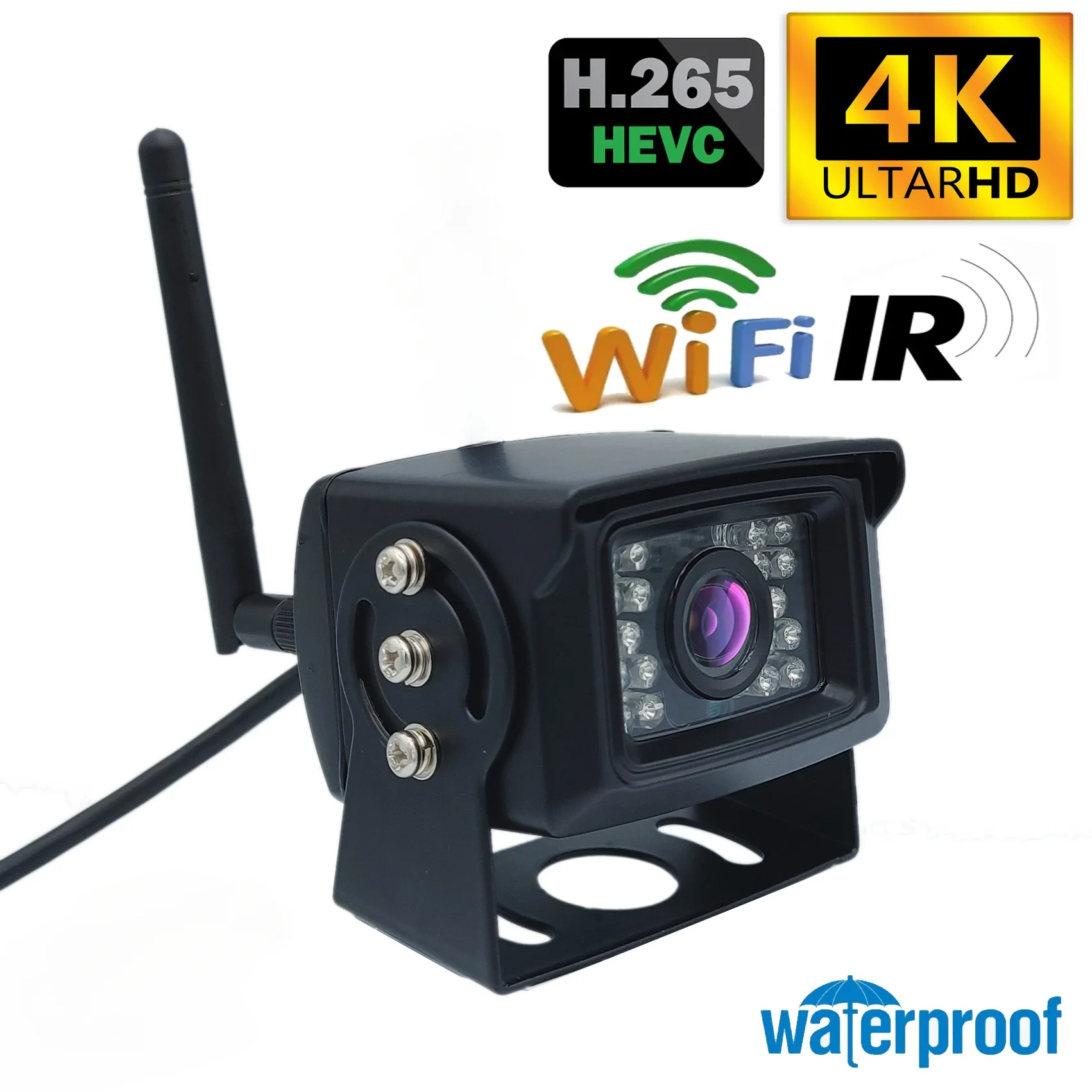 4K 4G 8MP 5MP WIFI Mini Waterproof IP66 Outdoor TF Card Slot IR Night Vision Wireless IP Camera P2P Car Vehicle Fleet Bird Nest