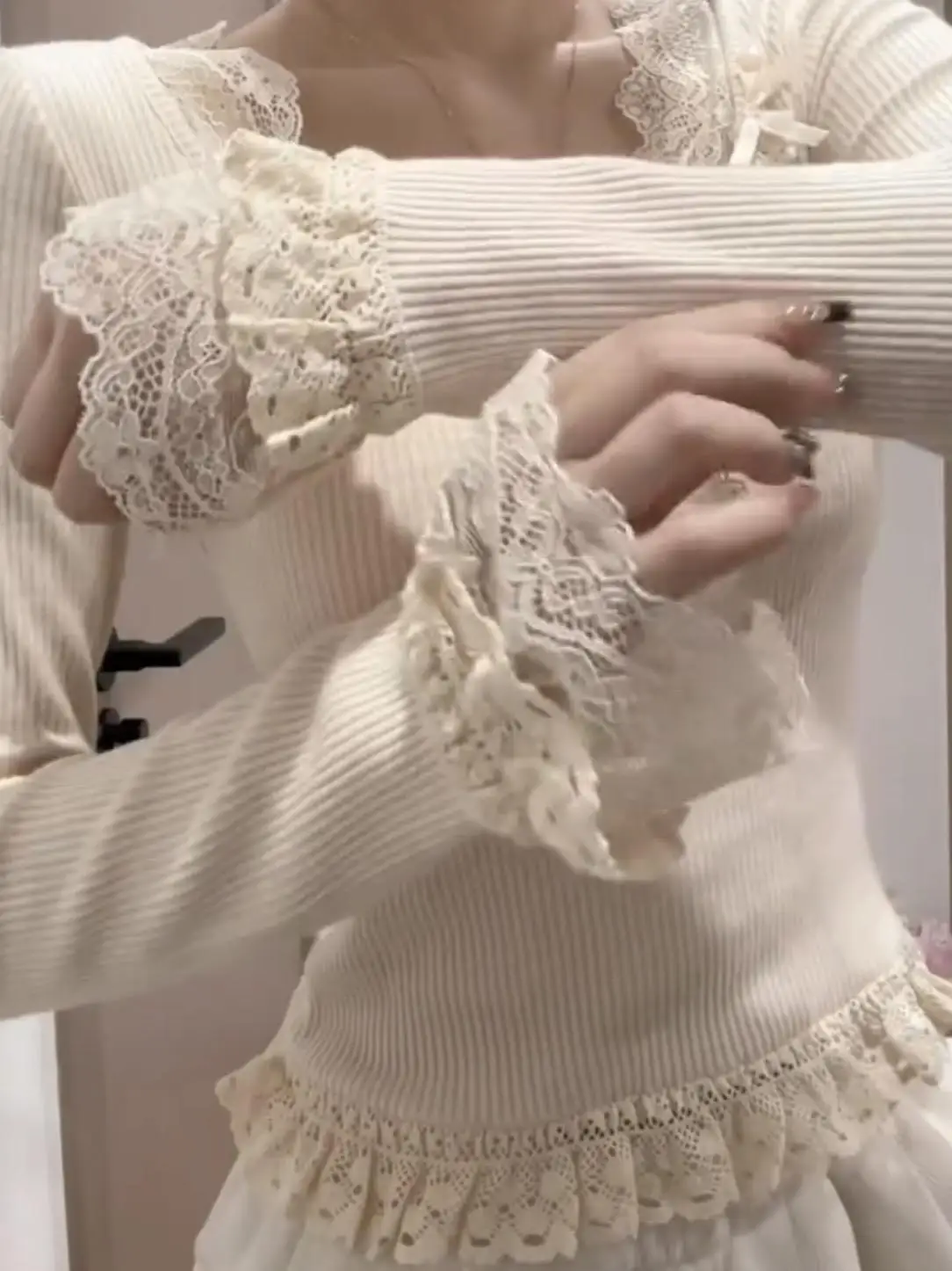 

Свитера Джемперы Пуловеры Женский вязаный топ Джемпер Винтажный узор BF Y2K Деловая встреча Профессиональный Современный Простой Осень