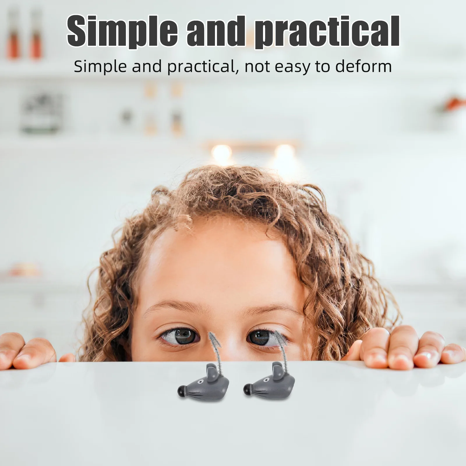 15 stks Creatieve Houten Mini Nep Muizen Realistische Rat Voor Halloween Prank Decoratieve Dieren Hangende Ornament