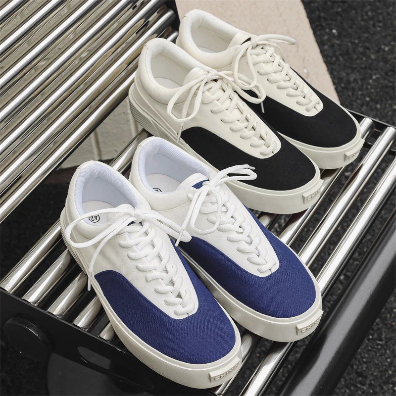 

Small mix color canvas shoes low top leisure sports men's shoes outdoor small fashion shoes