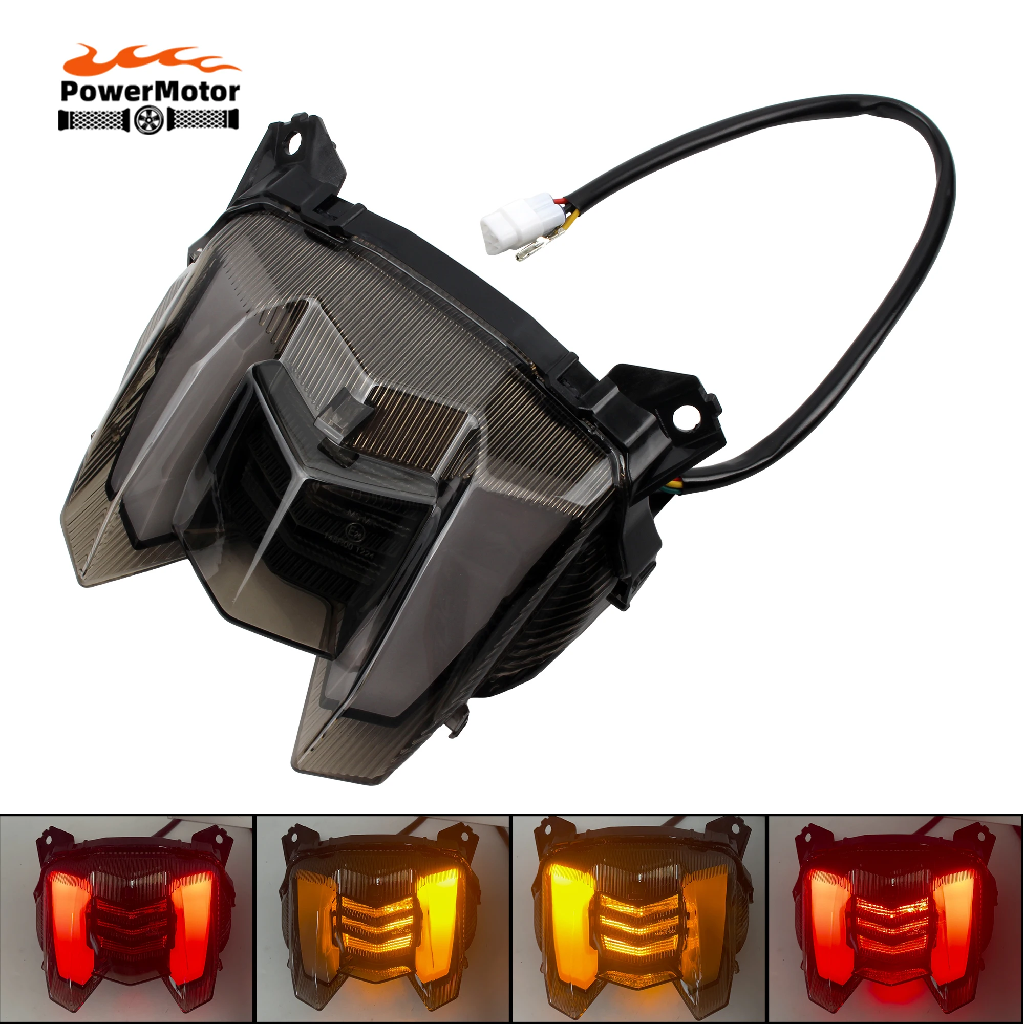

Motorcycle LED Light Rear For Yamaha MT-09 FZ-09 FZ09 MT09 2017 2018 2019 2020 E-Mark Tail Light Brake Turn Signals Integrated