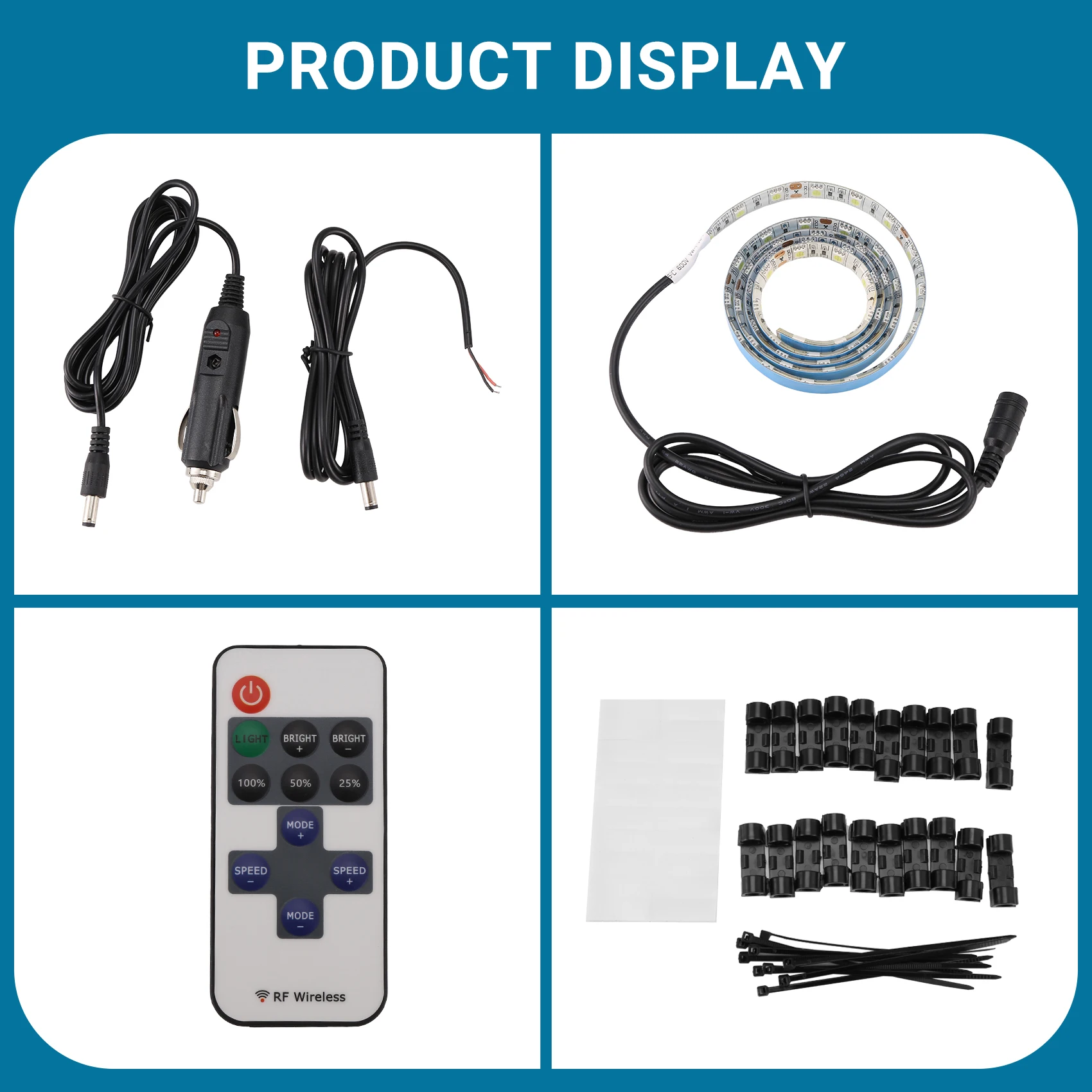 

Car Tailgate Dome Light Rear Trunk Glass Dome Light Bar For Jeep Wrangler JK JL 2007-2023 Rear Gate Hatch Dome Light