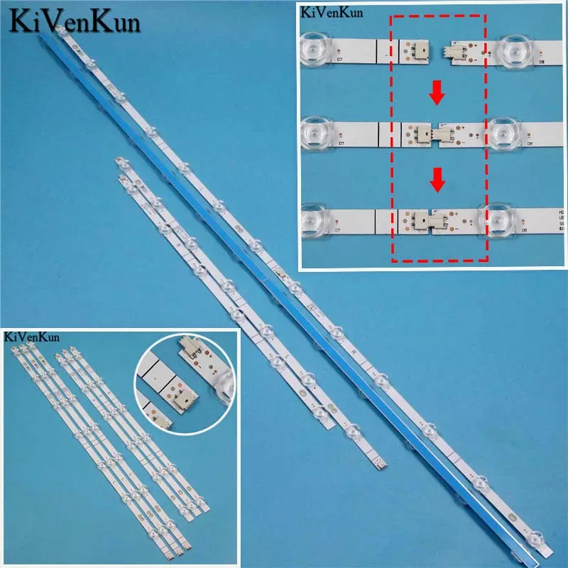 Kits NEW LED Backlight Strip For Hisense 55A7300FTUK 55R6040G 55R6070E3 55H6570G 55H6590F 55H6510G Bars HD550X1U82-L1 Array Tape