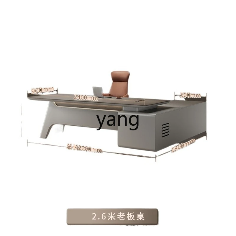 

LH light luxury high sense general manager office simple modern office desk and chair
