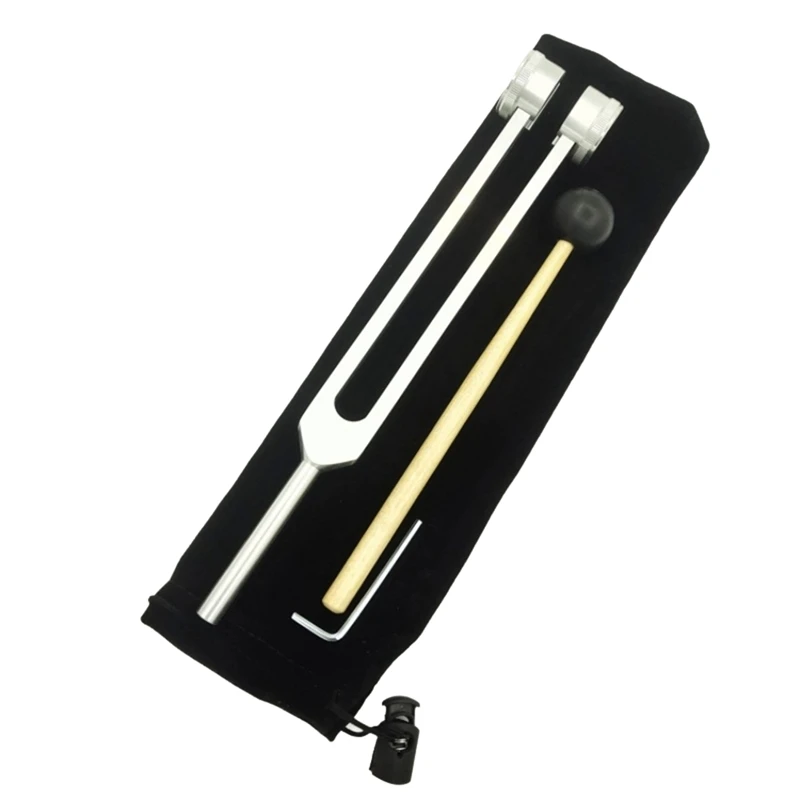 Extended 25Cm Ear Cleaning Tuning Fork 128HZ Tuning Fork With Wrench, Cloth Bag And Hammer