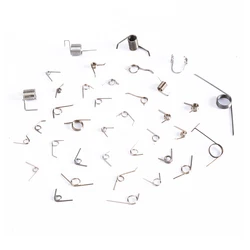20PCS Wire Diameter 0.3mm Micro Mini 304 Stainless Stee Torsion Spring For Jewelry
