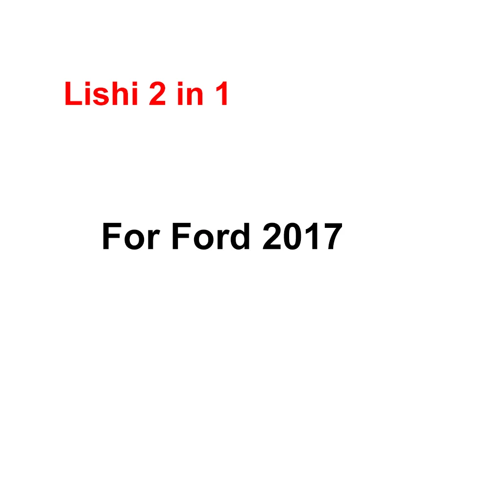 1pcs/lot Lishi 2 IN 1 2in 1 tool for ford2017 /ford2021/Ford 2017 HU198 2in1 Decoder  for Ford for Ford Transit