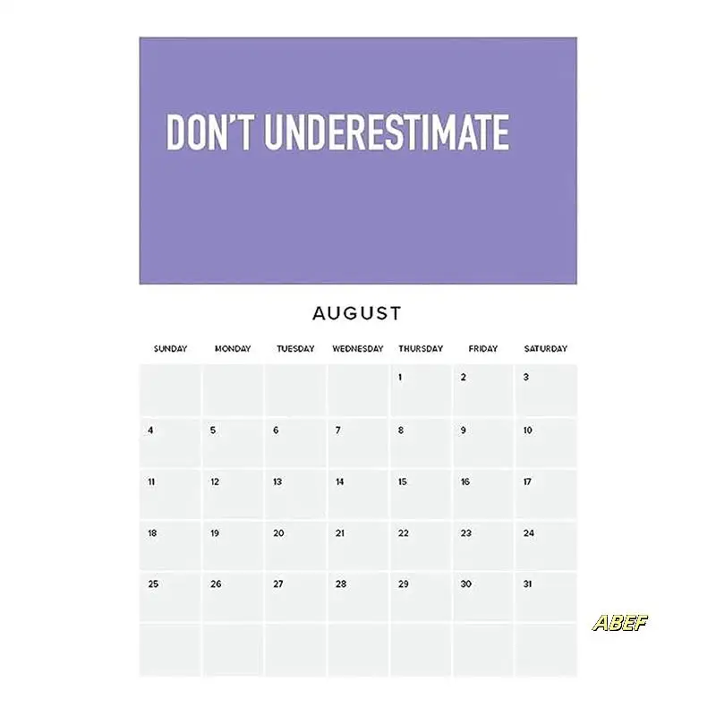 3 шт. взрослый жесткий календарь на 2024 год, ежемесячный вдохновляющий настенный календарь на 2024 год для взрослых, планировщики для офисного календаря, прочный