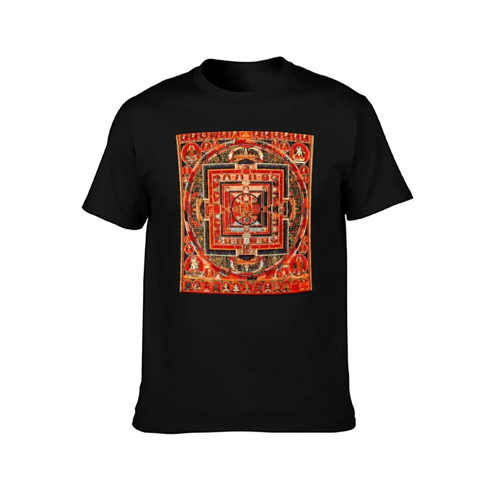 Buddhist Hindu Mandala 9 T-Shirt summer clothes Anime t-shirt shirts graphic custom shirt Men's t shirts