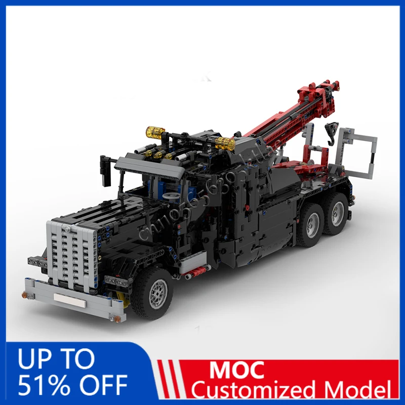 

2611 PCS Transforming Customize Technology Heavy Transport Tow Truck MOC Building Block Model Sets Bricks Assembly Toy Kid Gift