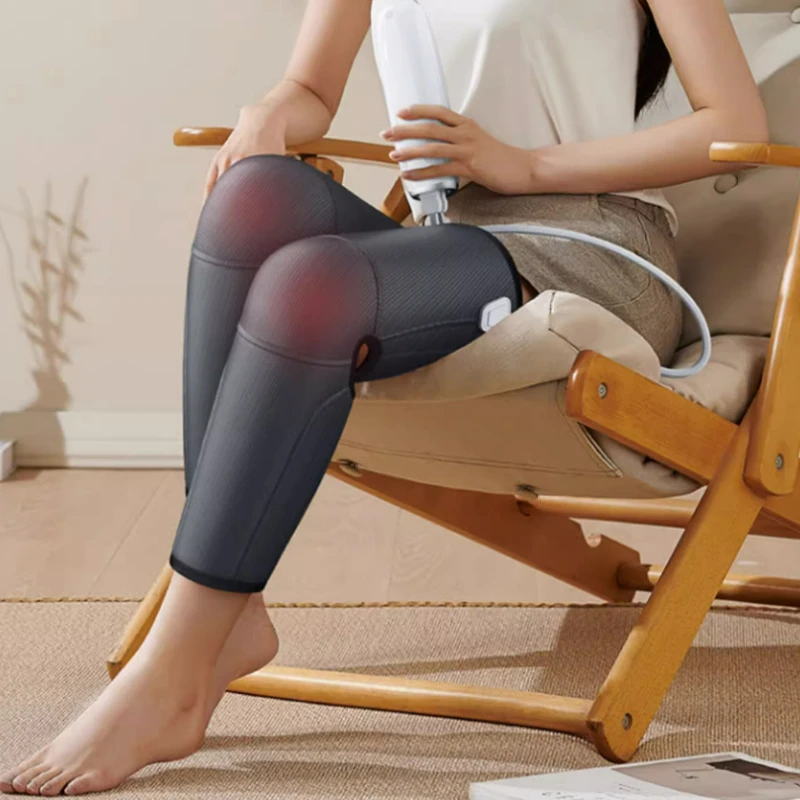 Air Wave Leg Knee Protection Massage Instrument Knee Warm Compress Therapy Instrument Elderly Cold Leg Joint Fever Massagers