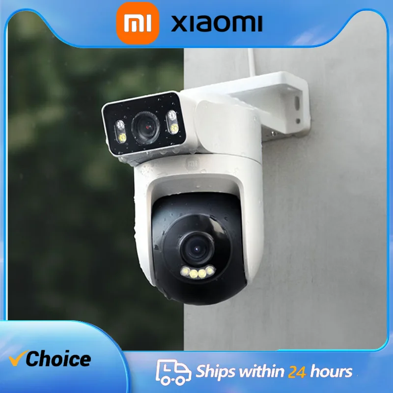 

Xiaomi Mijia Outdoor CW500 Dual Camera Version IP66 Security Protection CCTV AI Detection360° Full-Color Night Vision Smart Home