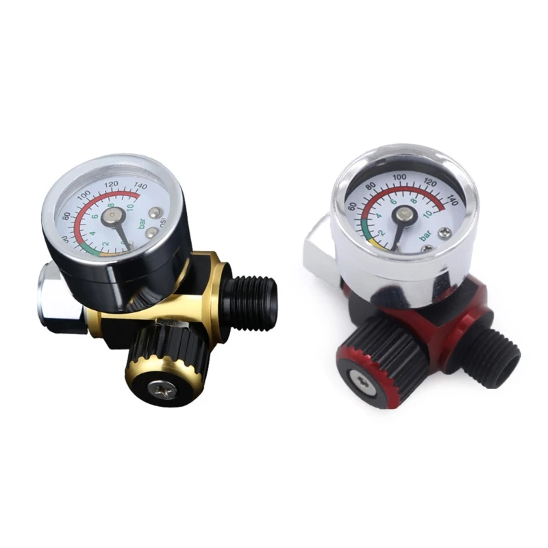 1/4 inch Spary Guns Regulator Air Pressure Gauge Regulator For Spray Guns