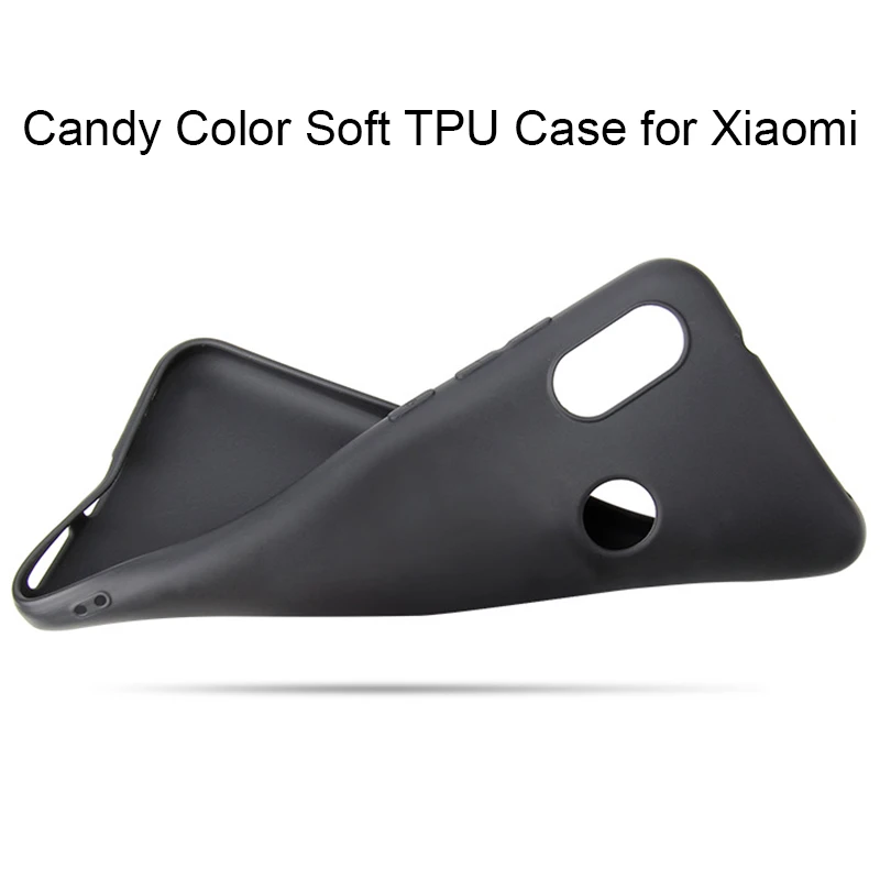 Candy Color Silicone Phone Case For Xiaomi Mi 8 9 SE 9 9T 10 11 Lite Mi8 Mi9 Mi11 Note 10 Pro Mi A1 A2 A3 lite Soft Cover Cases