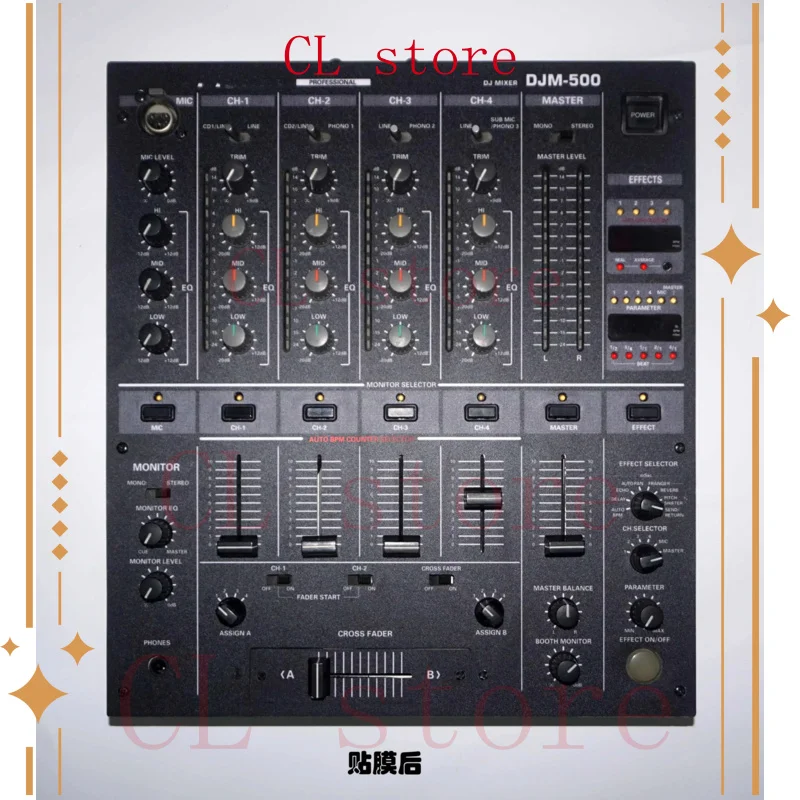 FOR【PIONERR】DJM-500 Mixer Panel Skin Film -  DJ Mixer Panel Protector