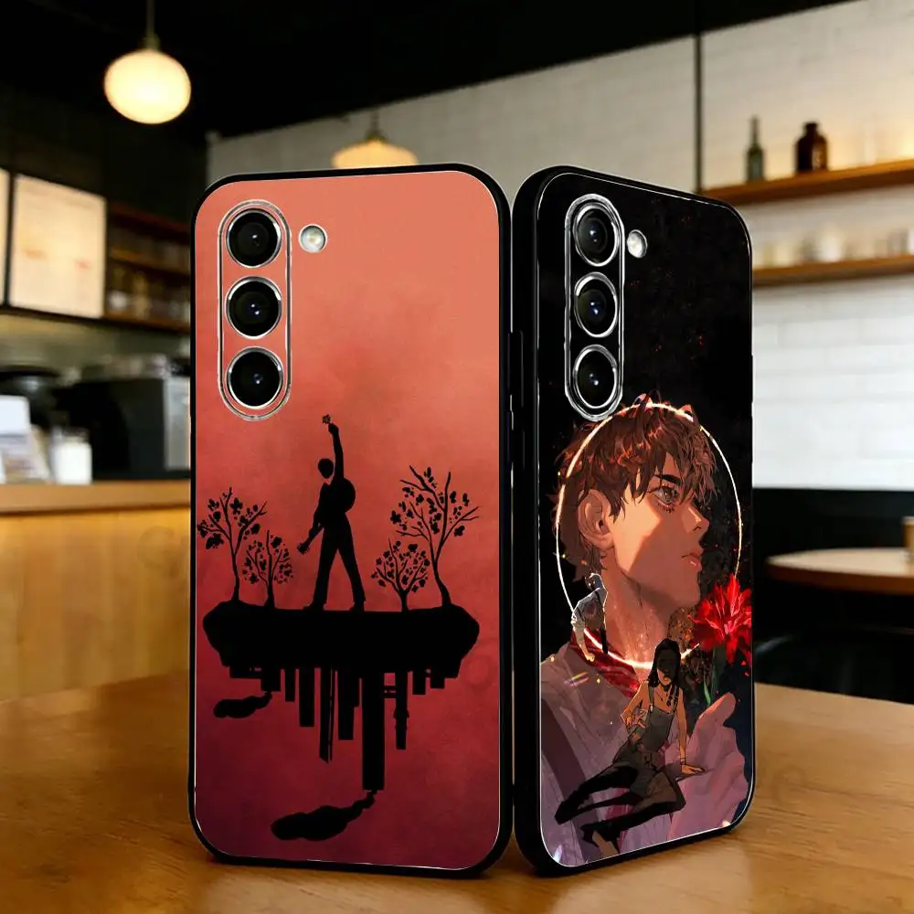 NEW H-Hadestown Phone Case For Samsung S24,21,22,23,30,Ultra,20,Plus,Note,10,9,Black soft silicone case