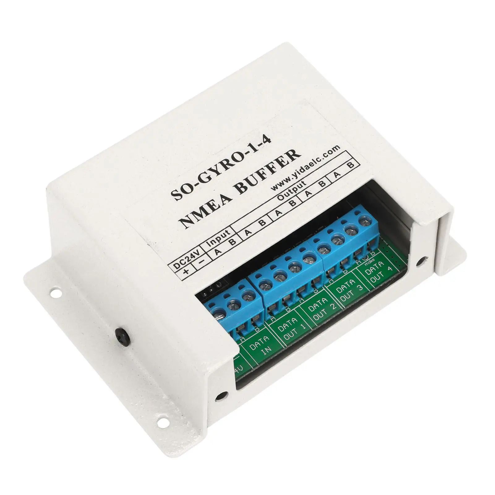 For nmea Buffer 1 in 4 Out for marine Serial Line Splitter Isolating Buffer Converter Interface Box for 24v Circuit Systems