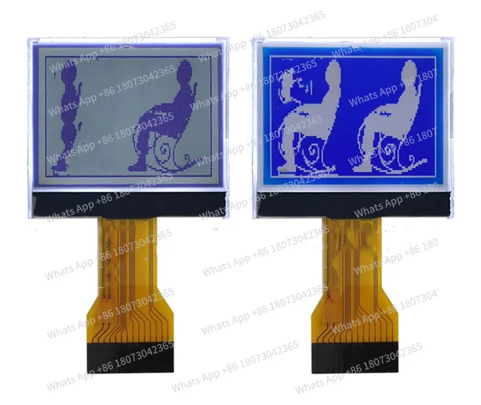 

14-контактный ЖК-экран 12864 с контроллером UC1701X, 3,3 В, белая/синяя подсветка, полупрозрачный