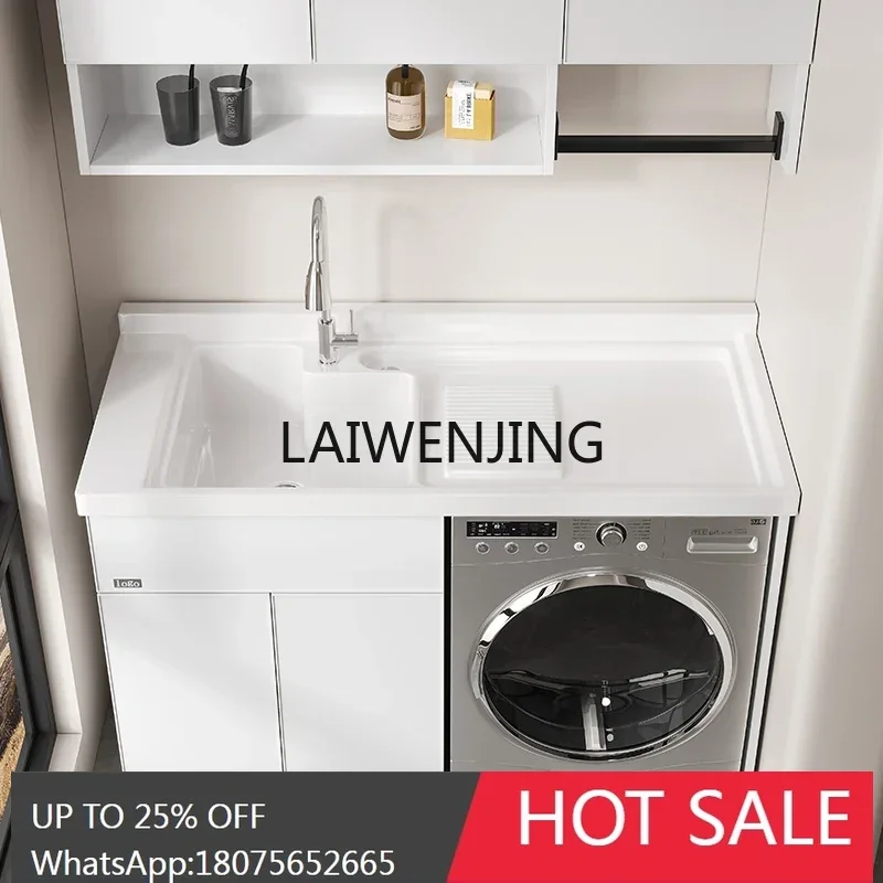space aluminum  balcony integrated  combination laundry cabinet significant other customization