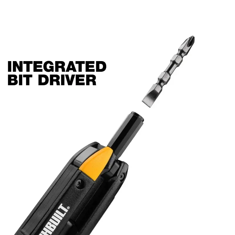 Imagem -03 - Faca Utilitária Dobrável para Eletricista Toughbuilt Tb-h412-im com Ferramentas Manuais de Barra de Alavanca de Driver de Bits