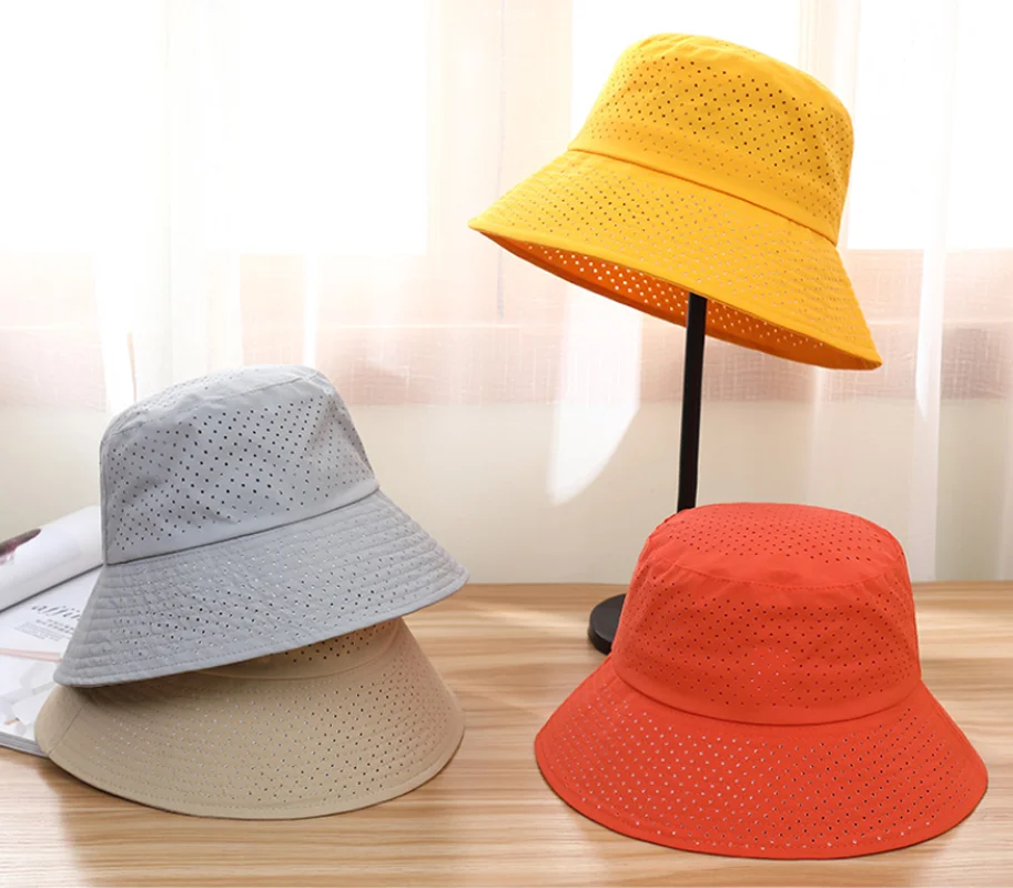 Summer Panama Hat for Men FisherMan Hat Men\'s Big Head Breathable Size Plus Hat Bucket Hat Summer Fashion Bob 62cm Fat Mesh Hat