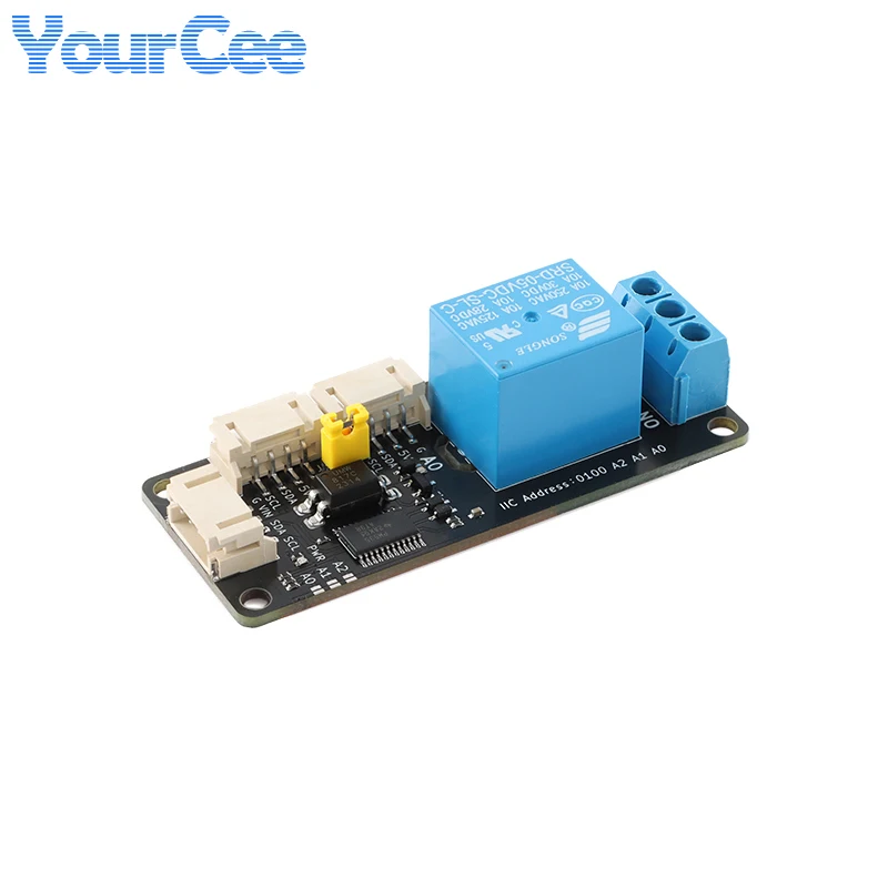 XL9535 1 2 4 8 16 Way Channel Expansion Relay Module 5V Power Supply Optocoupler Isolation Board IIC I2C Communication