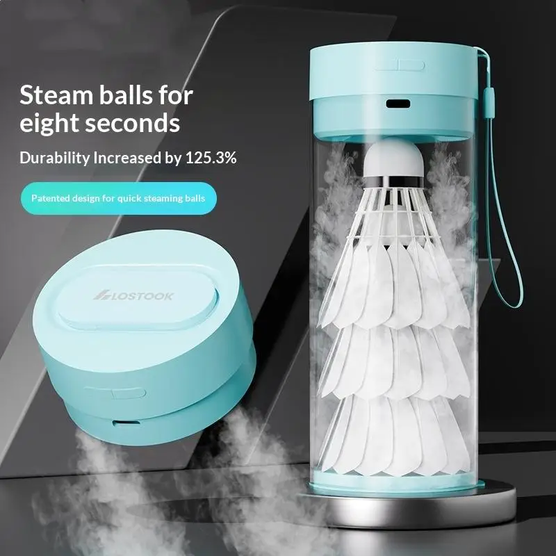 

^Badminton Accessories Shuttlecock Steamer Portable Humidifier With Battery Lightweight For Training Sports Gift For Boys Girls