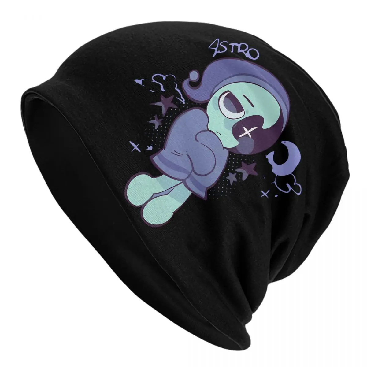 Dandys World Astro Cap Catoon الهيب هوب الخريف الشتاء في الهواء الطلق Skullies قبعة صغيرة الربيع الدافئة ذات الاستخدام المزدوج بونيه القبعات #1