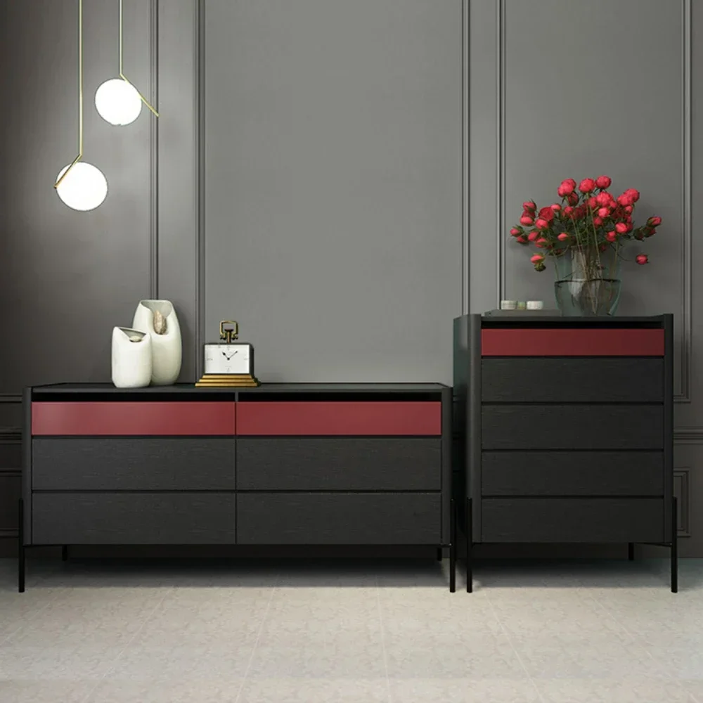 Chest of Drawers Chest of Six Drawers Drawer Storage TV Bench for Bedroom Locker Clothes Closet