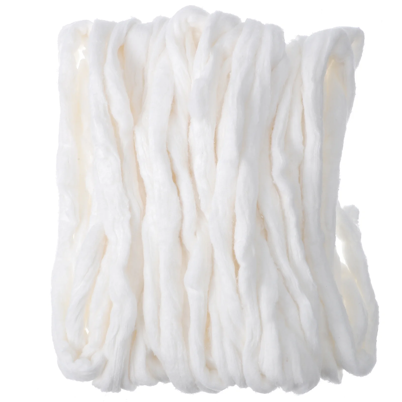 Strisce di palline di cotone Cuscinetti facciali bianchi morbidi per la rimozione del trucco Cura della pelle Applicazione toner Parrucchiere Uso manicure