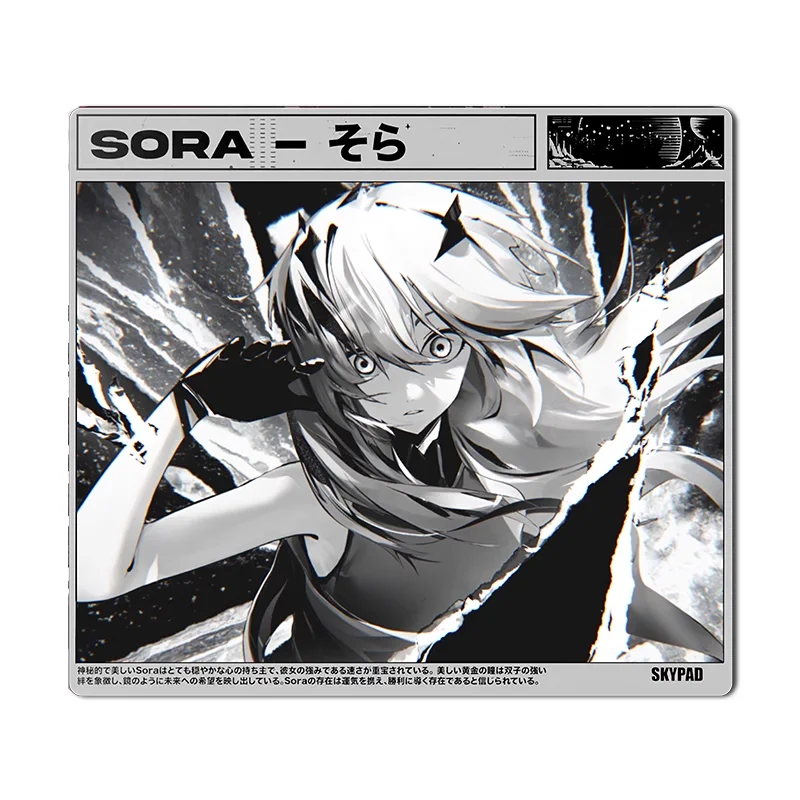 Skypad SORA Y2k Gaming Mouse Pad YUME Smooth Frosted Surface Desk