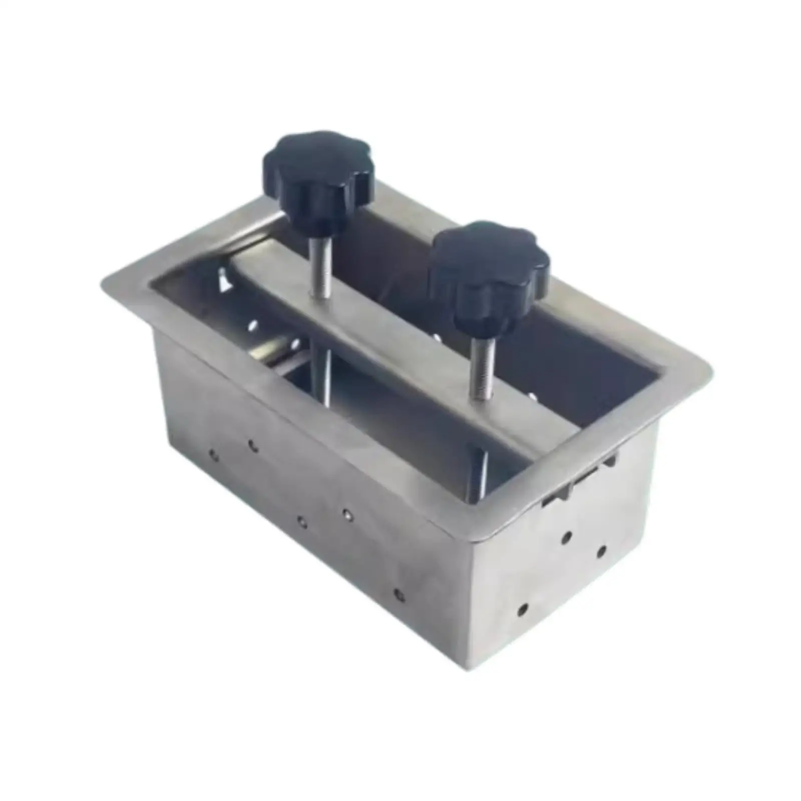 Ferramenta de prensa de carne, caixa de ferramentas de prensagem de carne, aço inoxidável, rolo de porcas, manual