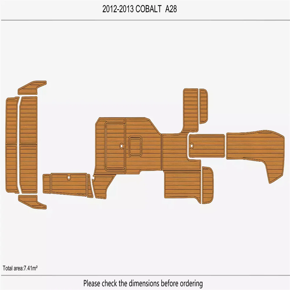 2012-2013 COBALT A28 Cockpit Swim platform 1/4