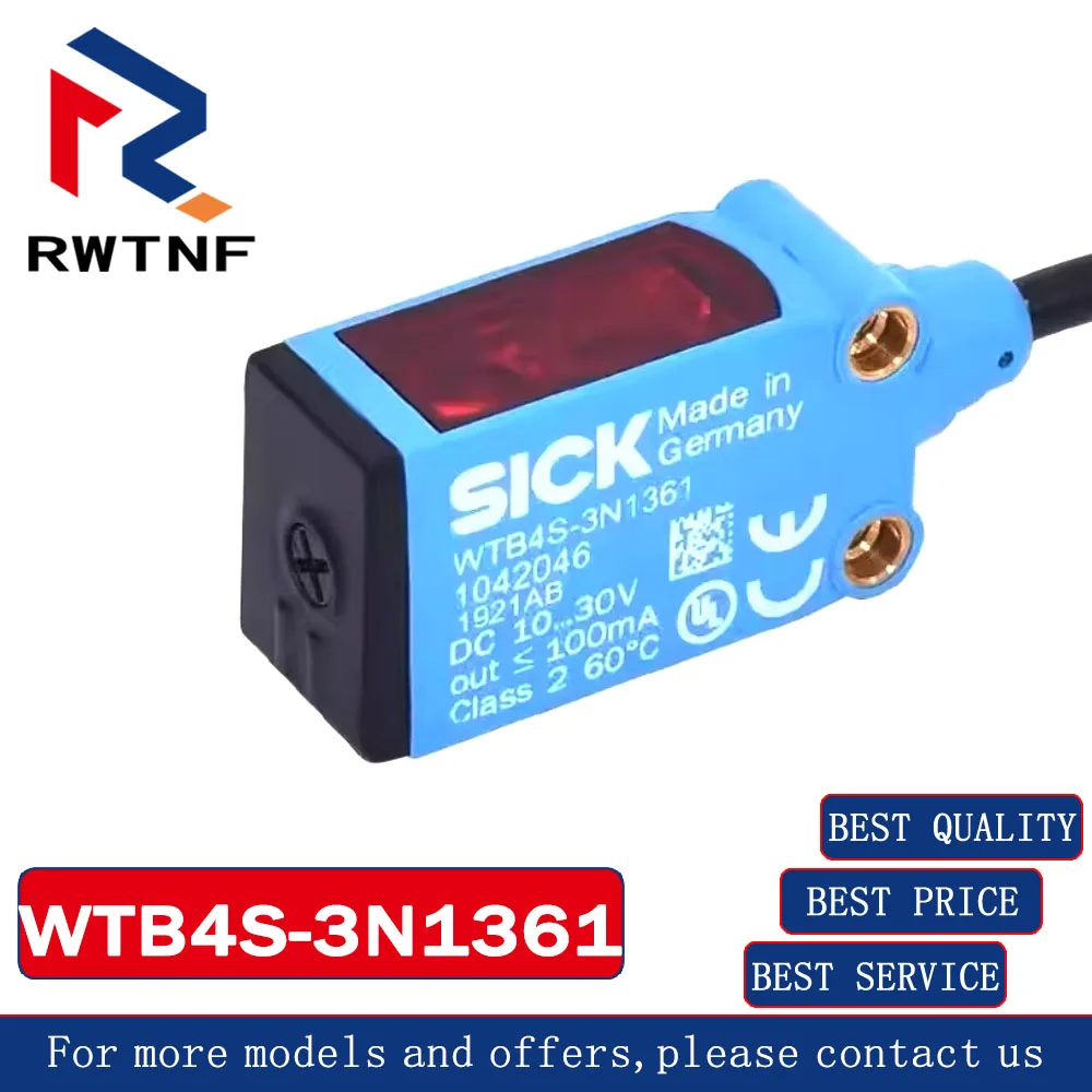 Brand New Genuine WTB4S-3N1361 SICK Photoelectric Switch Sensor, 100% Original Warehouse Stock