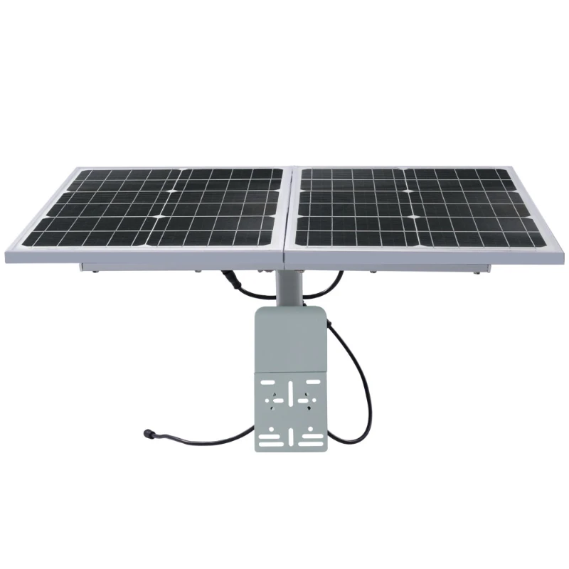 custom DC 12V  Solar Powered Outdoor  60W 60AhCard Lte Ptz Solar Panel Ip  for CCTV