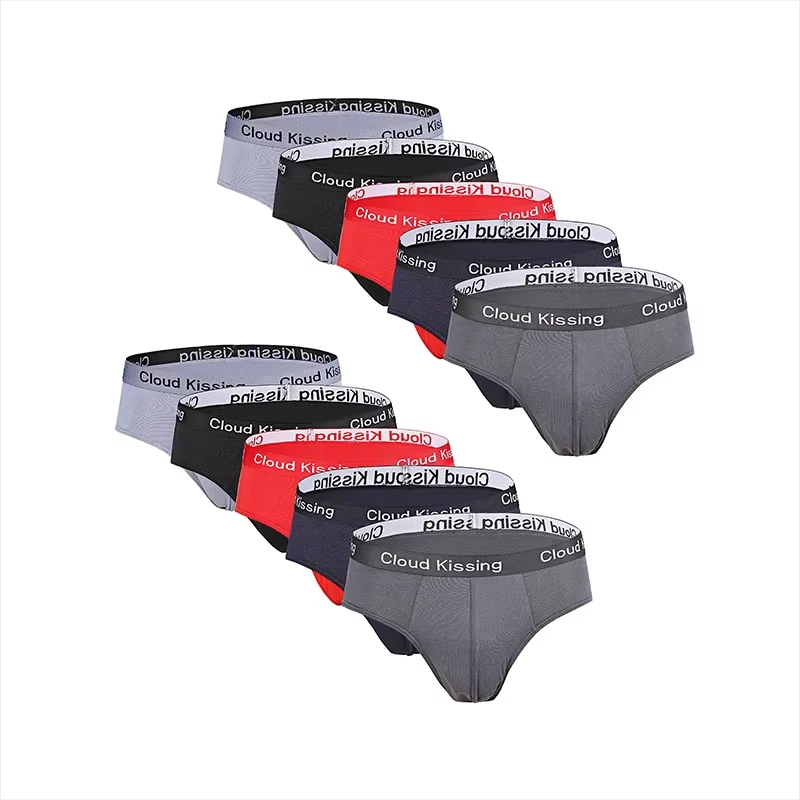 

10pcs/Set Men's Underwear High Elastic Boxer Shorts Fashion UnderpantBreathable Men's Shorts Comfortable Large Size Panties