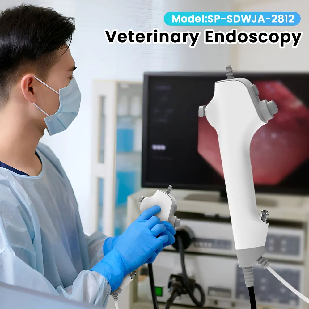 SINOHERO Veterinary Endoscopy Multi-function Flexible Urology Endoscopy Veterinary Bronchoscope for Pet Medical Equipment