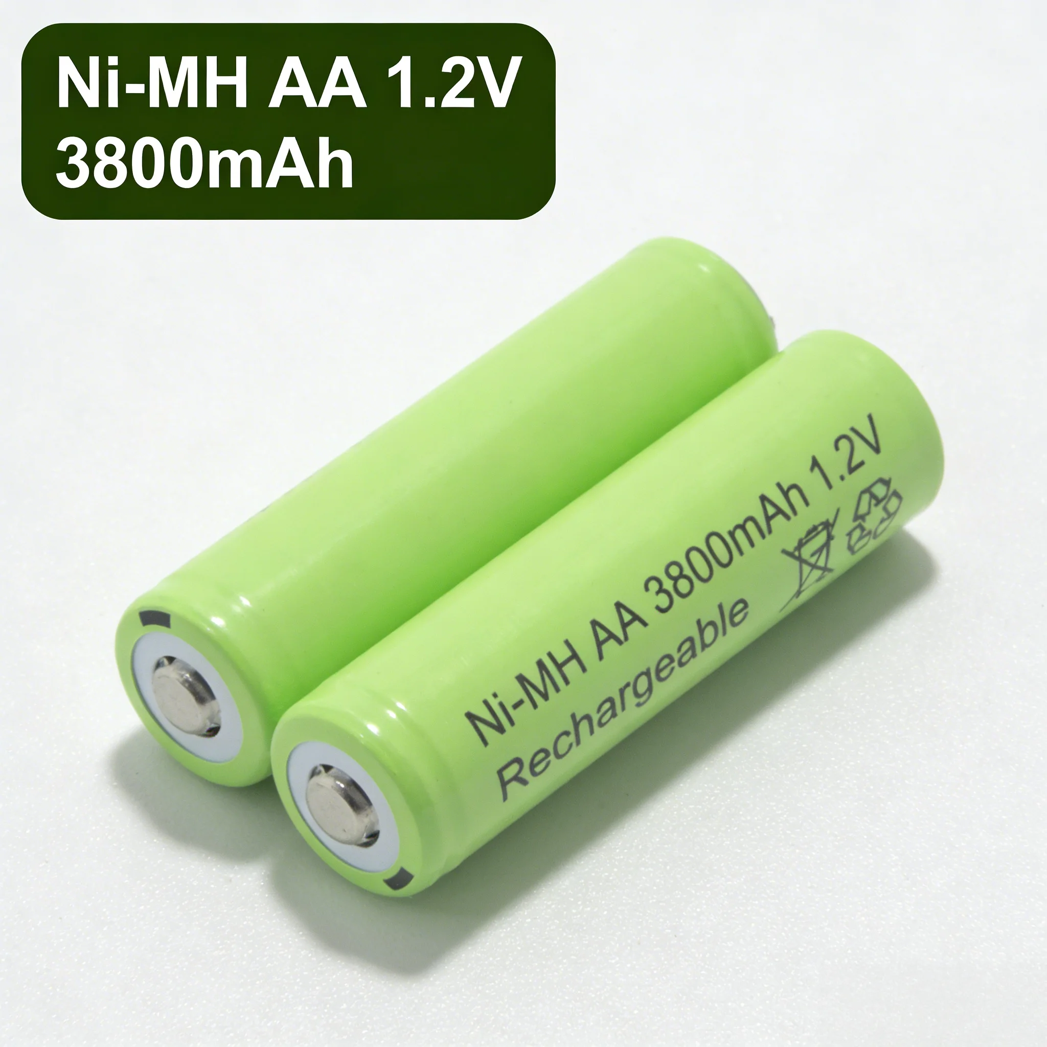 Batería recargable AA Ni-MH 1,2 V 3800 mAh (alta capacidad) - carga rápida para ratones/relojes/remotos inalámbricos, envío gratis