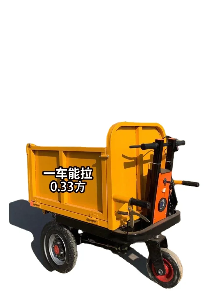 

YY Construction Site Small Truck Indoor Trolley Gray Bucket Truck Dumptruck