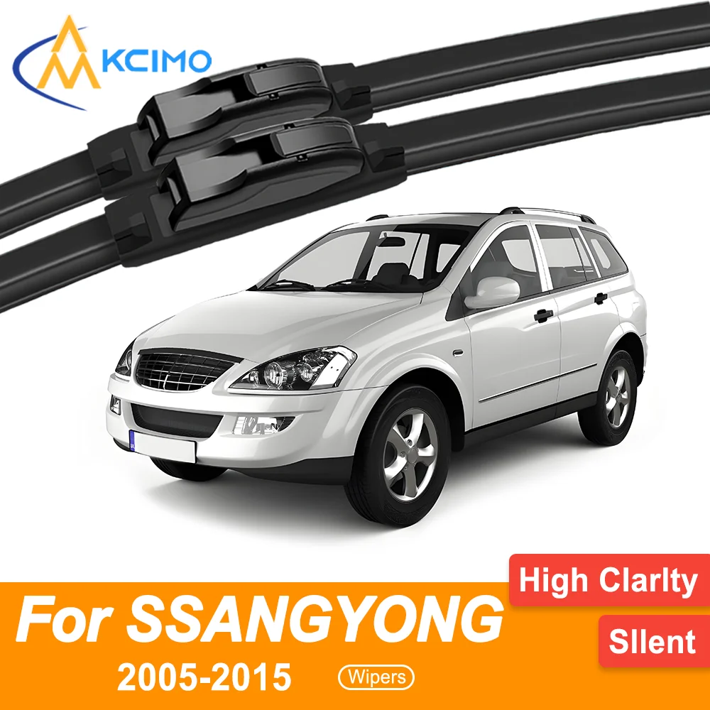 

2-Pack Superior Wiper Blades for SSANGYONG Kyron 2005-2015 All-Season Durable Quiet Wiping Uninterrupted Visibility