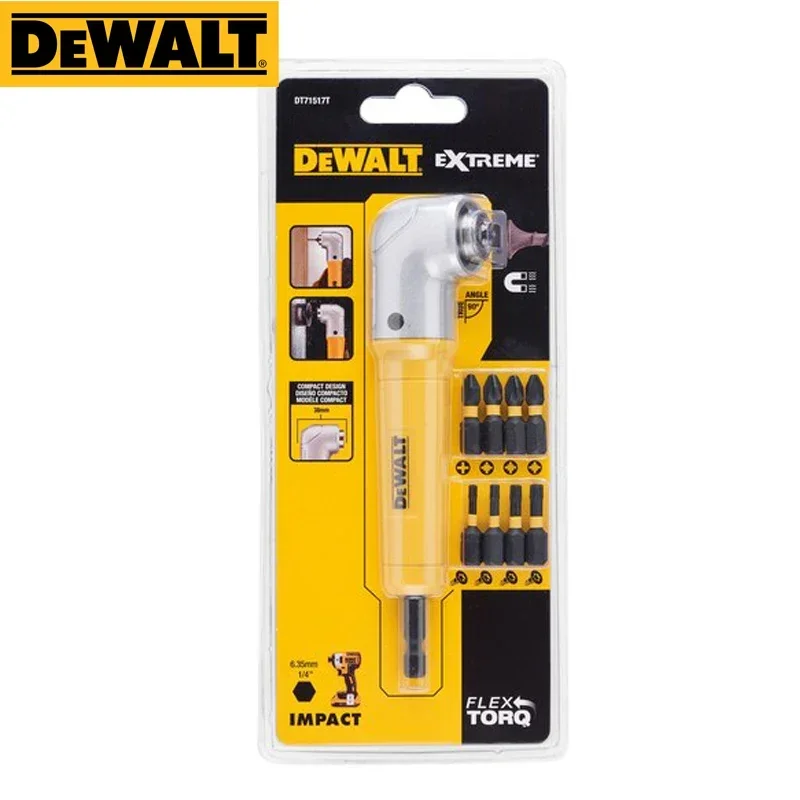Imagem -03 - Dewalt-conjunto de Fixação de Broca Angular Chave de Fenda Encaixe de Torção Dwara120-a9 Dt71517t-qz 9x25 mm 10 Pcs