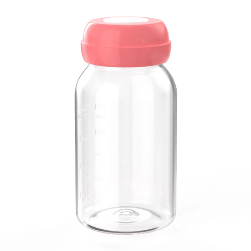 125ml Transparent Milk Carton Water Bottle Reusable Drinkware Shaker Sports Breast Milk Water Juice Drinking Cup