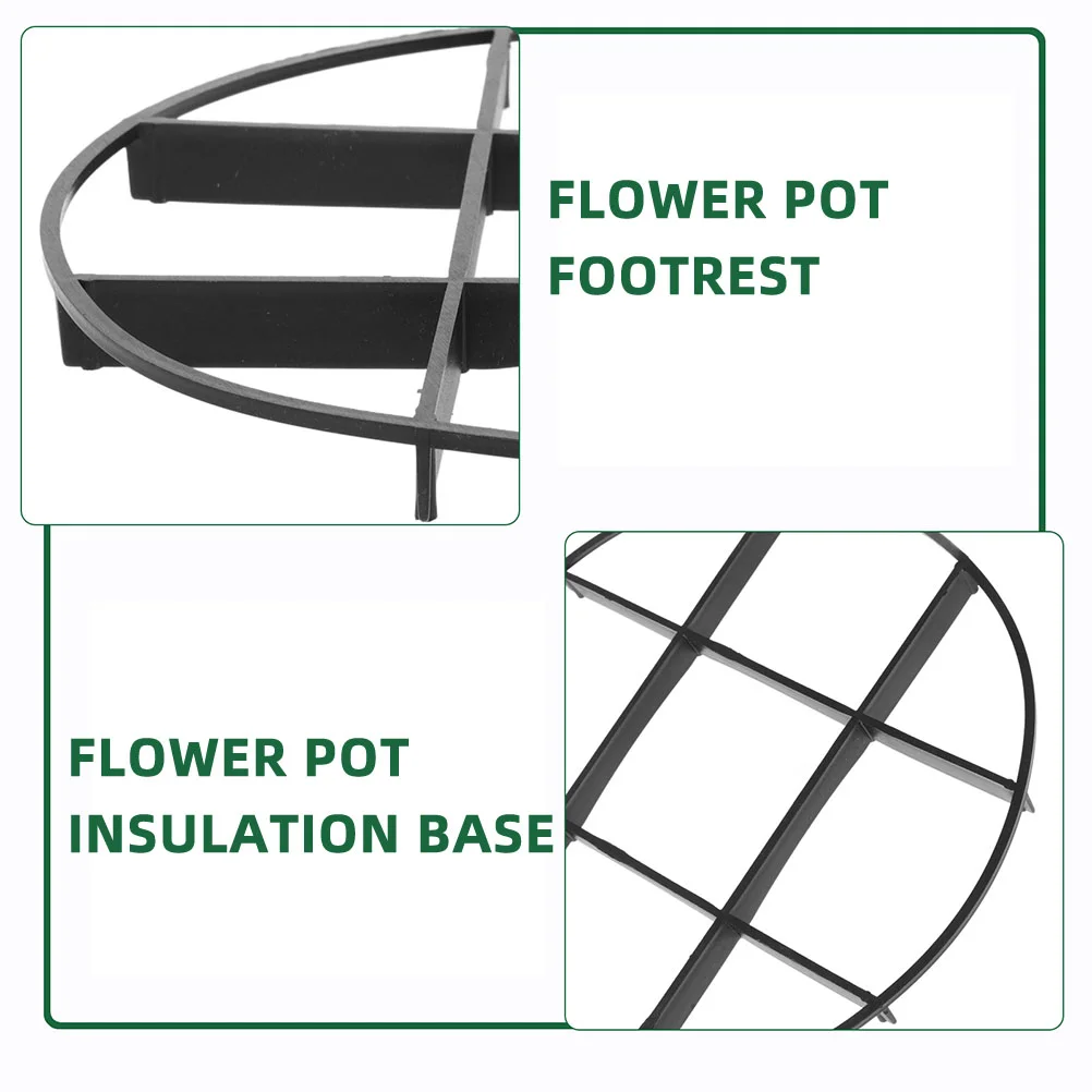 10 Pcs Flower Pot Holder Planter Feet Outdoor Stand Heat Insulation Ventilation Pot Elevators Plant Riser Easy Maintenance