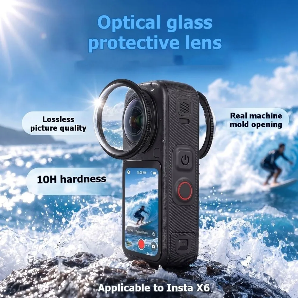 Lens Guard for X6 High Transmittance Anti-Scratch Lens Cover Action Camera Front Back Lens Guard