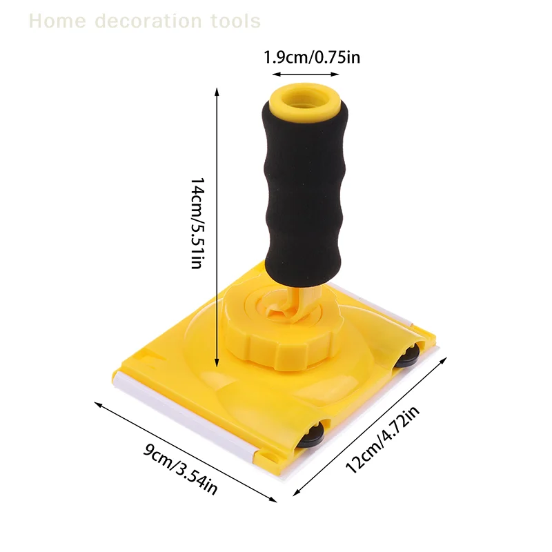 Spazzole professionali per bordi di vernice in lattice Strumenti multifunzionali per trimmer per separatori di colori per pareti, soffitti e angoli