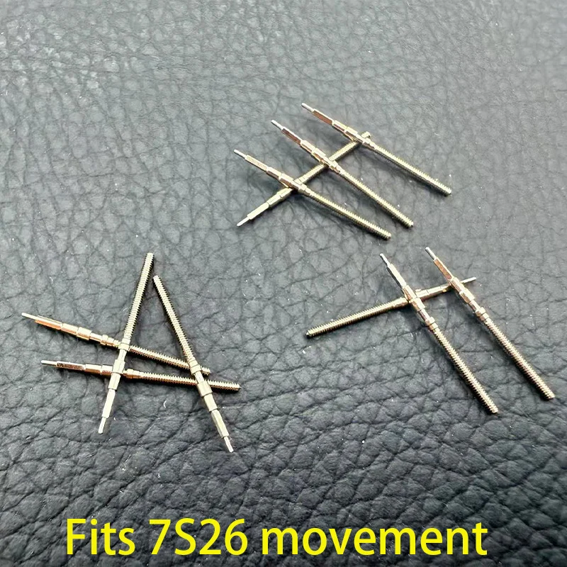 7S26 스템 2PCS/4PCS 무브먼트 크라운 스템 7S26 자동 기계식 무브먼트 스템 수리 부품 시계 수리 부품