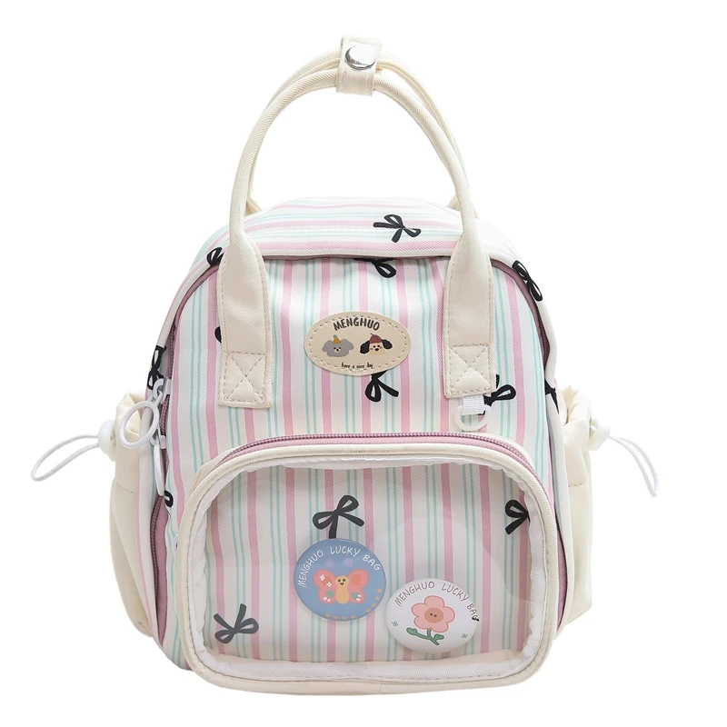 Japanischer Original Daily Vielseitiger Rucksack Sweet Campus Große Kapazität Zweidimensionaler College-Stil Damen-Lolita-Tasche Weiblich